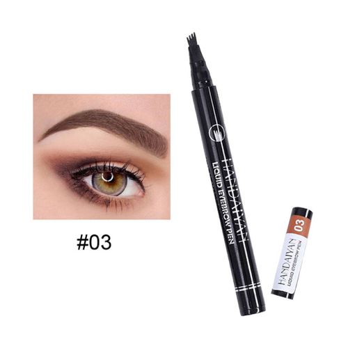 Crayon  Sourcils 3d  4 Points, Liquide Et tanche, Maquillage Durable, Pointe  Fourche, 4 Pointes