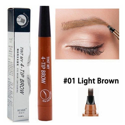 Crayon  Sourcils  Microblading, Waterproof, Pointe Fourchette, Stylo De Tatouage, Longue Dure, Professionnel, Trait Fin, Liquide