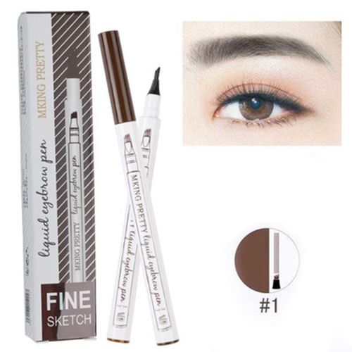 Crayon  Sourcils  Quatre Ttes,  Grain Extrmement Fin, Liquide Naturel, Rsistant  L'eau Et Durable, Tslm1