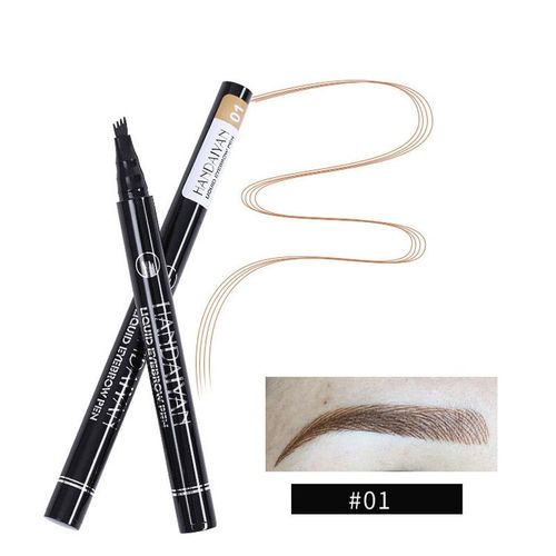 Crayon  Sourcils tanche, 4 Ttes, Pointe Fourchette, Stylo De Tatouage, Liquide, Croquis, Outils De Maquillage