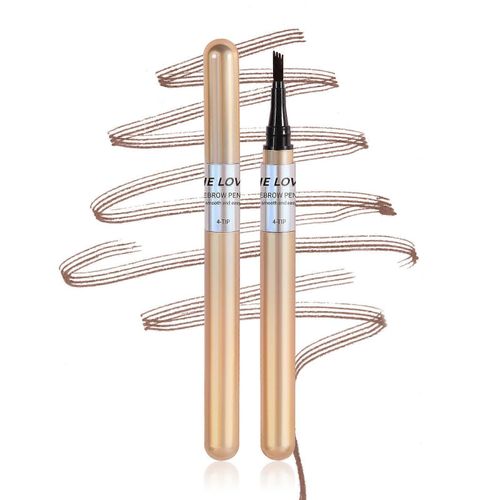 Crayon  Sourcils Liquide Durable  Quatre Fourchettes Avec Applicateur  Pointe A Precisely3d Natural Eyebrow Maker Pen Pour Dbutants24-Hour Sweat3ml