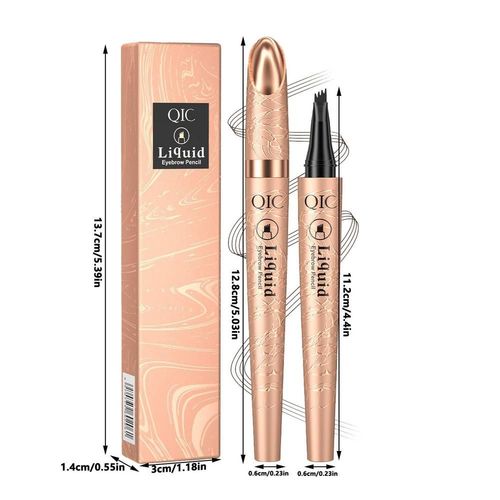 Crayon  Sourcils Liquide, Longue Dure Et Impermable, Stylo Naturel  4 Points, Anti-Dcoloration, Maquillage De Beaut Pour Femmes