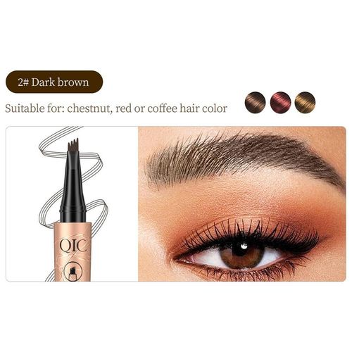 Crayon  Sourcils Liquide, Maquillage Naturel, 4 Points, Pour Une Coupe Et Un Aspect Naturel