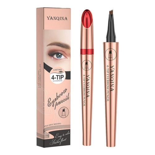 Crayon  Sourcils Longue Dure Et Sans Dcoloration, Crayon Modelant Les Sourcils, Coupe Et Coiffage Des Sourcils Naturels Pour Femmes, 4 Points