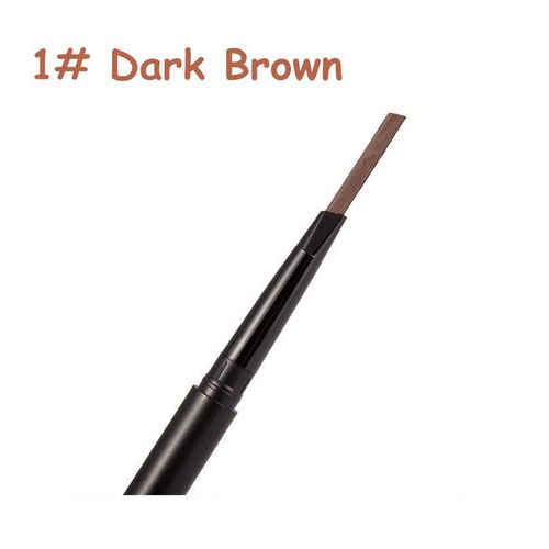 Crayon  Sourcils Naturel 2 En 1, Double Tte, Rsistant  L'eau Et  La Sueur, Rotatif Et Automatique, Pour Noircir Les Sourcils, Maquillage, Cosmtiques, 1 Pice