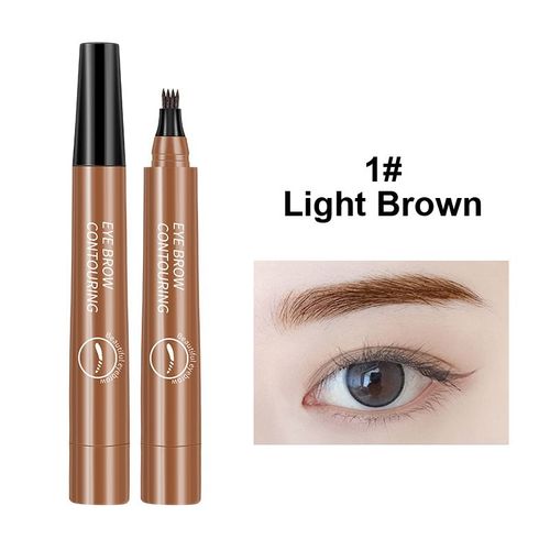 Crayon  Sourcils Pour Microblading, Waterproof, Pointe Fourchette, Tatouage, Longue Dure, Professionnel, Croquis Fin, Liquide