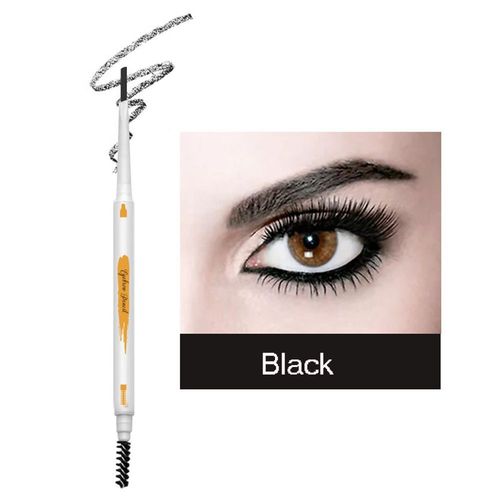 Crayon  Sourcils Ultra-Fin, Couleur Marron Fonc, Crayon De Maquillage, Pour Dessiner, Estomper, Crayon Triangulaire Pour Tatouage