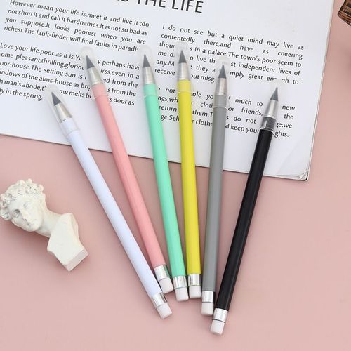 Crayon De Couleur ternel, 5 Pices, Noyau De Plomb Rsistant  L'usure, Crayons Difficiles  Casser, Fournitures De Papeterie, Stylo Portable Remplaable