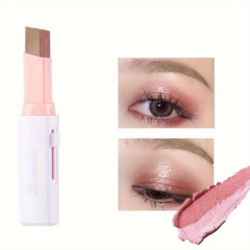 Crayon Fard  Barrage Multicolore Nacr,Impermable,Double Document,Surligneur Scintillant,Maquillage Des Yeux Bruns-C682765980