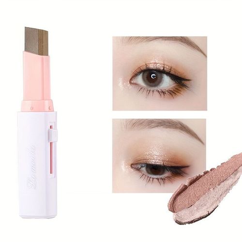 Crayon Fard  Barrage Multicolore Nacr,Impermable,Double Document,Surligneur Scintillant,Maquillage Des Yeux Bruns-F484857183
