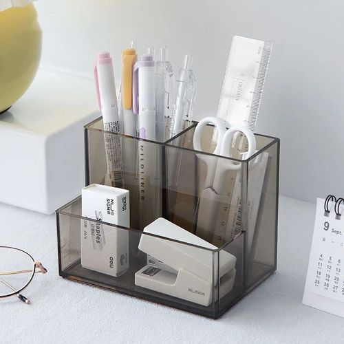 Crayon Plus Ancien Ou Esk,3 Compartiments,Rganizer Ox - Type Grey