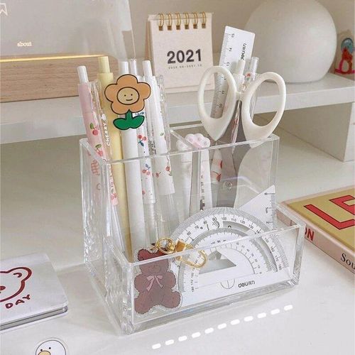 Crayon Plus Ancien Ou Esk,3 Compartiments,Rganizer Ox - Type White