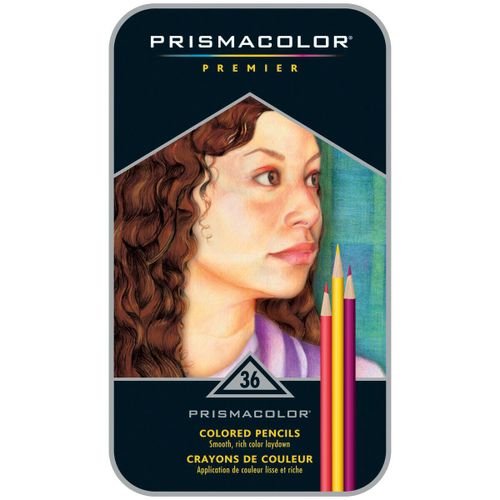 Crayons de couleur à l'huile, 24 Portrait, noyau doux, en bois, pour