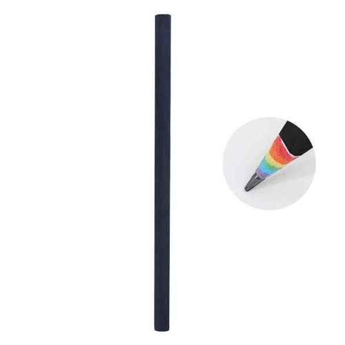 Crayons En Papier Arc-En-Ciel Pour Enfants,criture Et Peinture Hb,Croquis D'art Professionnel,Stylo Comique,Fournitures De Bureau Et Scolaires,Papeterie - Type 1pcs Black