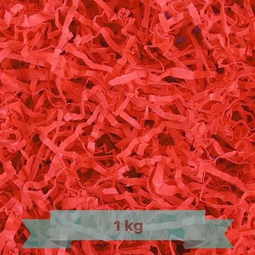 Frisure Papier Dchiquet - Creative Deco - 1kg - Rouge - Papier Kraft - Emballage Cadeau