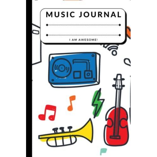 Creative Instruments - Song Writing Music Journals For Kids: Lined/Ruled Paper And Staff, Manuscript Paper For Notes, Lyrics And Music. For Musicians, ... Book Notebook Journal 100 Pages 6x9   de Nunez, Asael  Format Broch 
