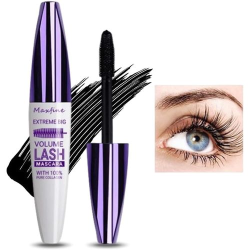 Crme De Mascara Volume Et Longueur 5d, Mascara D'extension De Cils  Effet De Volume, Mascara D'extension De Cils, Rsistant  L'eau Et De Longue Dure Avec Une Dfinition Prcise,#1 Noir
