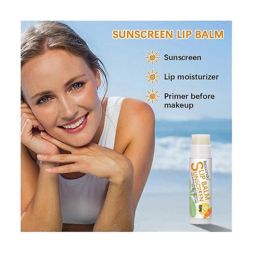 Crme Solaire Baume  Lvres Spf30uva Protection Lvres Hydratant Saveur Rouge  Lvres Incolore Soin Solaire 2 Noix De Coco