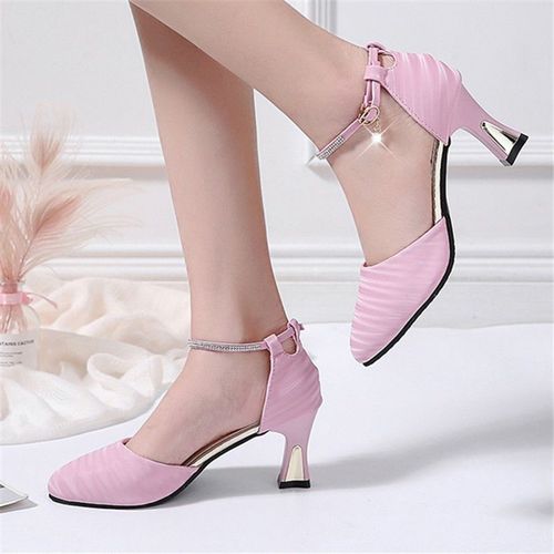 Cresfimix-Escarpins Argents  Talons Hauts Pour Femmes,Chaussures De Mariage Confortables  Enfiler,Pointues, La Mode,E5044,93ts - 35