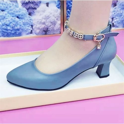 Cresfimix-Escarpins Dors  Enfiler Pour Femmes,Chaussures Argentes Classiques,Mode Douce,Haute Qualit,Dames De La Fte,Zapato Keepon Alto,B5968b - 36