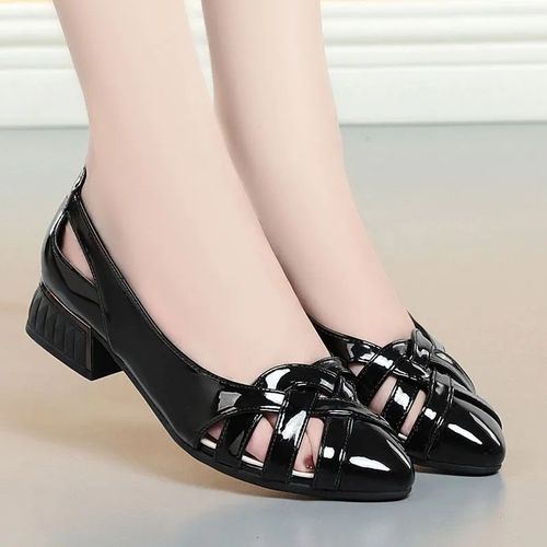 Cresfimix Zapatos Dama-Escarpins Classiques En Cuir Pu Pour Femmes,Chaussures  Talons Carrs Rouges,Soire En Bote De Nuit,Dcontract,Doux,Beige,B5996 - 38