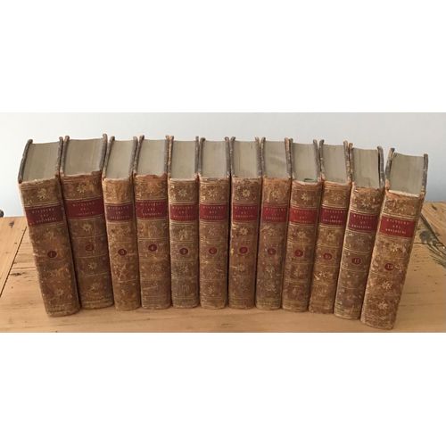 Crevier - Histoire Des Empereurs Romains Depuis Auguste Jusqu? Constantin, Chez Saillant Et Dessaint, 1766. Complet De Ses 12 Tomes.   