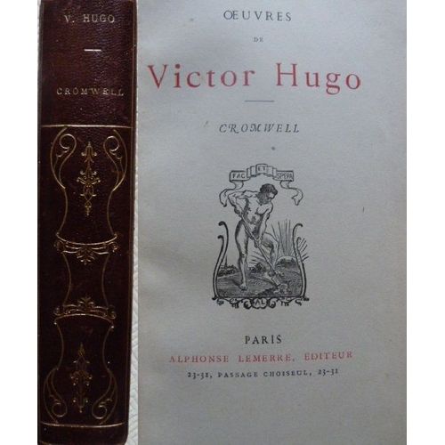 Cromwell   de victor Hugo  Format Cuir 