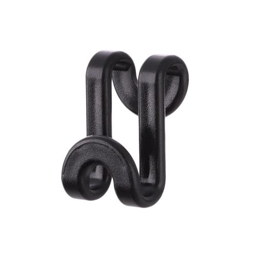 Crochet En Cascade Pour Garde-Robe,Mini Cintre,Connecteur,Gain De Place Dans La Chambre,Supports De Rangement,Outil De Crochet En S,1/6 Pices - Type Black-6pcs