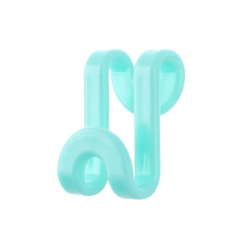 Crochet En Cascade Pour Garde-Robe,Mini Cintre,Connecteur,Gain De Place Dans La Chambre,Supports De Rangement,Outil De Crochet En S,1/6 Pices - Type Blue-1pc