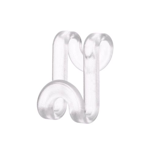 Crochet En Cascade Pour Garde-Robe,Mini Cintre,Connecteur,Gain De Place Dans La Chambre,Supports De Rangement,Outil De Crochet En S,1/6 Pices - Type Transparent-1pc