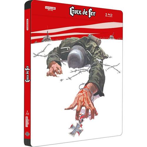 Croix De Fer - 4k Ultra Hd + Blu-Ray + Blu-Ray Bonus - dition Botier Steelbook de Sam Peckinpah