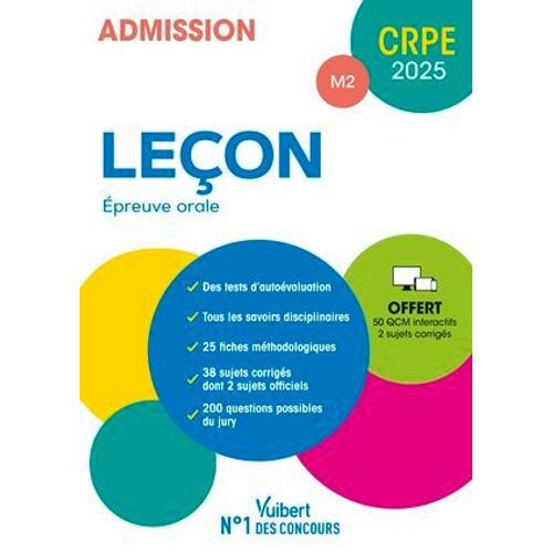 Crpe 2025 - Leon - Epreuve Orale (M2)  