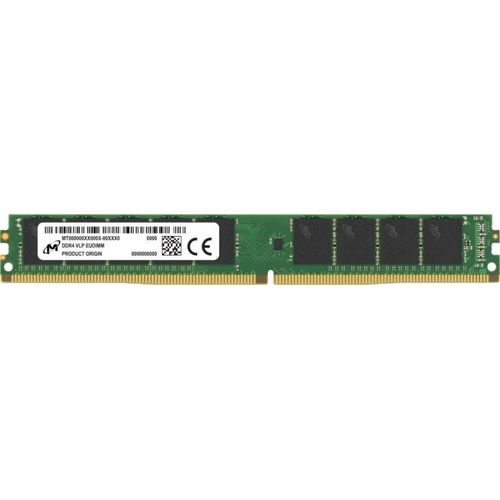 Crucial Micron DDR4 VLP ECC UDIMM 2Rx8 3200 (1 x 32GB, 3200 MHz, RAM DDR4, DIMM), Mmoire vive