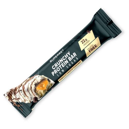 Crunchy Protein Bar (64g)|Vanille Choco Caramel|Barres Protines|Superset Nutrition