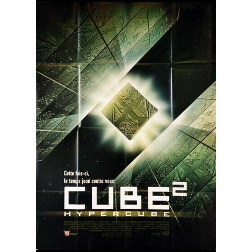 Cube 2, Hypercube - Affiche Originale De Cinma - Format 120x160 Cm - Un Film De Andrzej Sekula Avec Kari Matchett, Geraint Wyn Davies, Grace Lynn Kung, Matthew Ferguson - Anne 2002