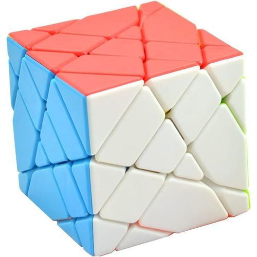 Cube d'axe, 4 x 4 x 4 axes Magic Speed Cube 4 x 4 sans autocollant Fisher Cube casse-tte Jouets pour enfants
