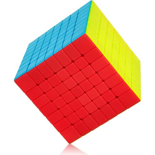 Cube De Vitesse 7x7 Speed Cube, Stickerless Cube Magique Facile  Tourner Et  Lisser Speedcube- Tourne Plus Vite Que L'original (7x7x7)
