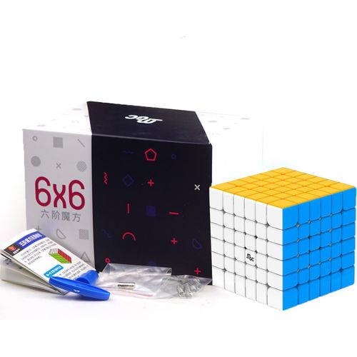 Cube de Vitesse,YJ MGC 6X6 Speed Cube Profession Magntique Rapide Magic Cube,3D Facile  Tourner et  Lisser Puzzle Jouets pour Passionns de Speed Cube.[Y626]