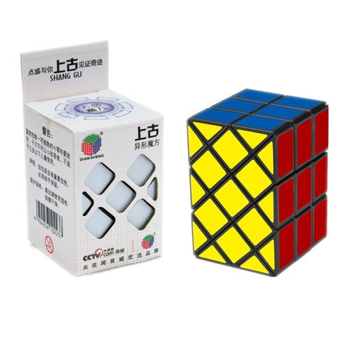 Cube Magique Long Avec tui En Briques 3x3x3, Ancien Double Poisson, Puzzle De Vitesse, Jouet ducatif, Jouets Spciaux