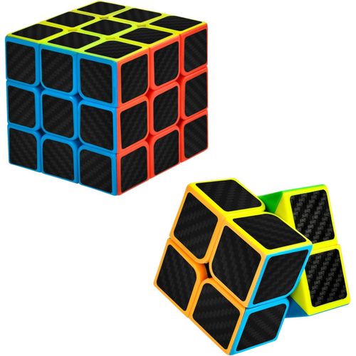Cubes Magiques, 2pcs Speed Cube Magique, Magic Cube Jouets, Cubes de Vitesse, Vitesse Magique, Speed Cube, Puzzle Magic Cubes, Party Puzzle Toy, Cube Magique Magnetique (Couleur B)
