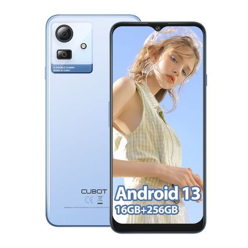 Cubot Note 50 Double SIM 16/256 Go 4G 5200mAh NFC GPS Bleu