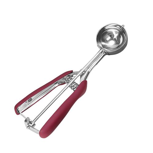 Cuillre  Glace En Acier Inoxydable, Cuillre  Pte  Biscuits, Boule De Creuser Pour Fruits, Pommes De Terre Et Pastque, Boule  Ressort, Poigne, Accessoires De Cuisine