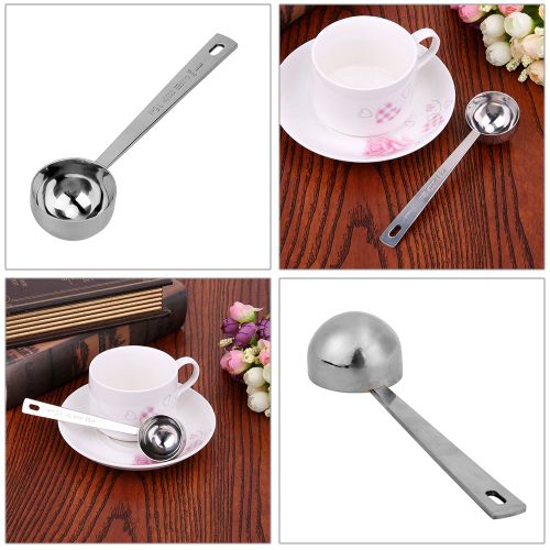 Cuillre  Mesurer En Mtal 15ml/30ml, Cuillre  Caf Multifonction, Cuillre  Soupe paissie En Acier Inoxydable, Outils Pour Le Caf Et Le Th, Accessoires