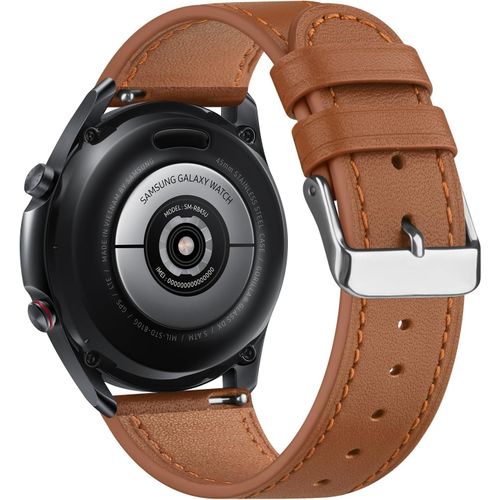 Cuir Bracelet Compatible Avec Huawei Watch Gt2/Gt 2 Pro/Gt3/Gt 2e 46mm, 22mm Bracelet De Remplacement Pour Homme Femme (Marron)[Dai6282859]