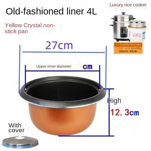 Cuiseur  Riz Industriel Ronstar Triangulaire  L'ancienne,Pot Intrieur,Antiadhsif,paissi,Accessoires Universels,2l3l4l5l6l
