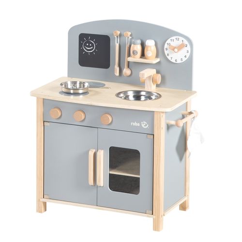 Roba Cuisine De Jeu - Bois Naturel / Gris