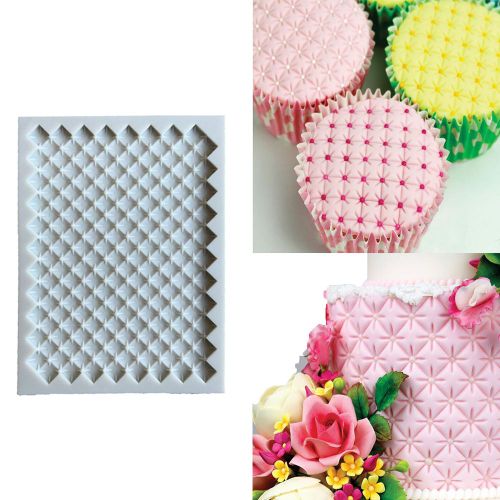 Cuisine Polyvalente Gateau Frontiere Bricolage Fondant Moule Patisserie Embosser Tapis De Mariage Decoration Outils Tricot Modele Cuisson Silicone