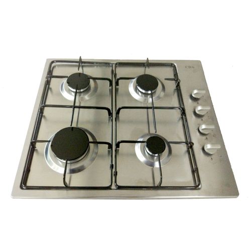 AREBOS Cuisinire  gaz de 4 flammes | Acier inoxydable | Grilles et veilleuse de scurit incluses | Autonome |Convient pour le gaz naturel et le gaz propane | Cuisinire  gaz Table de cuisson  gaz