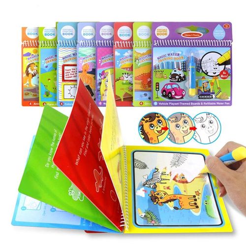 Cultiver Livre de coloriage à l'eau magique pour Enfants, 8 Styles de