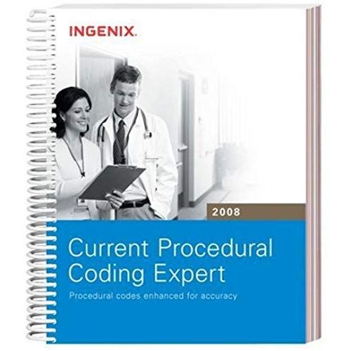 Current Procedural Coding Expert 2008 (Cpt Expert (Spiral))    Format Broch 